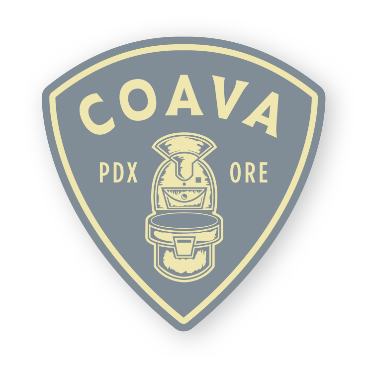 Coava Patch Sticker - Grey