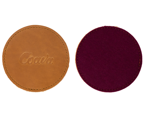 Artisan Leather Coaster Set – Coava Coffee Roasters
